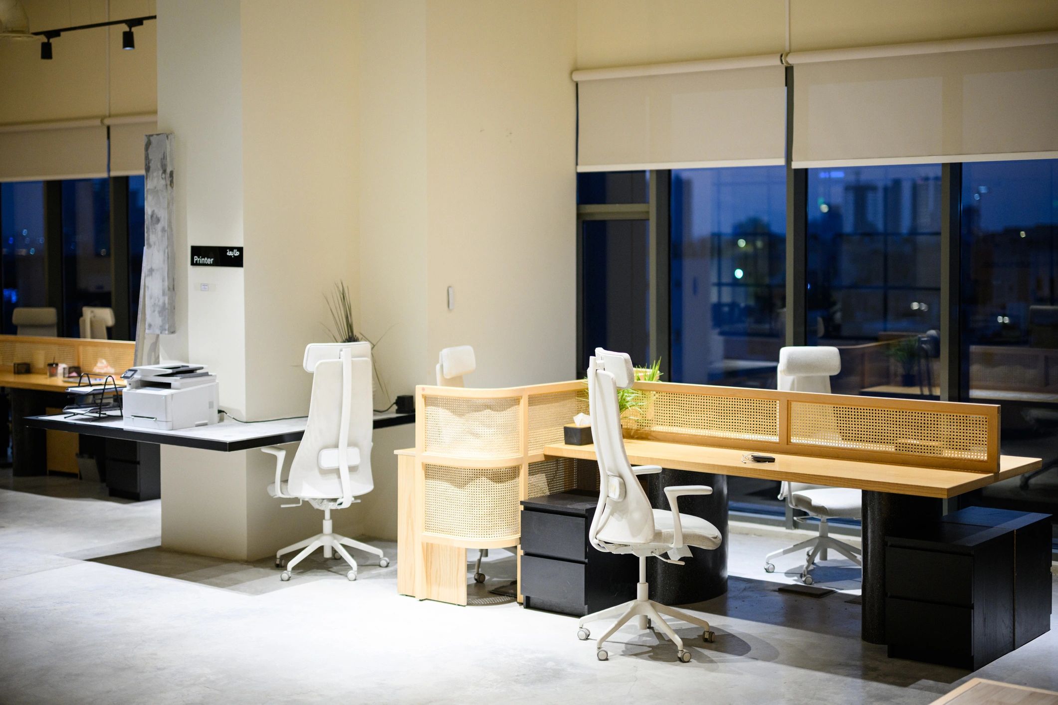 Modern office workspace representing billing and finance tools